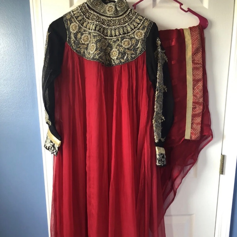 Indian Pakistani Ready To Wear Dress 3 Piece Party Wedding Dress Maxi Anarkali
